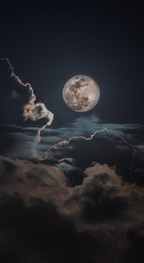 Wallpaper Clouds, Free Android Wallpaper, Wallpaper Moon, Night Clouds, Moon Sky, Wallpaper Beautiful, Moon Clouds, Wallpaper Earth, Iphone Wallpaper Sky