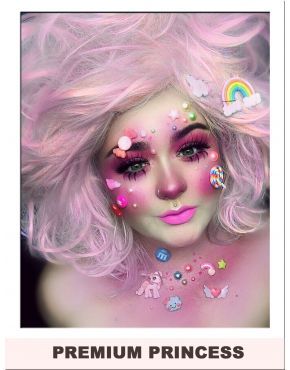 Pink Cotton Candy Wig Avant Garde, Cotton Candy Pink Wig, Cotton Candy Wig, Hairstyles For Thinning Hair, Candy Photoshoot, Disfraz Halloween, Cotton Candy Hair, Candy Makeup, Candy Costumes