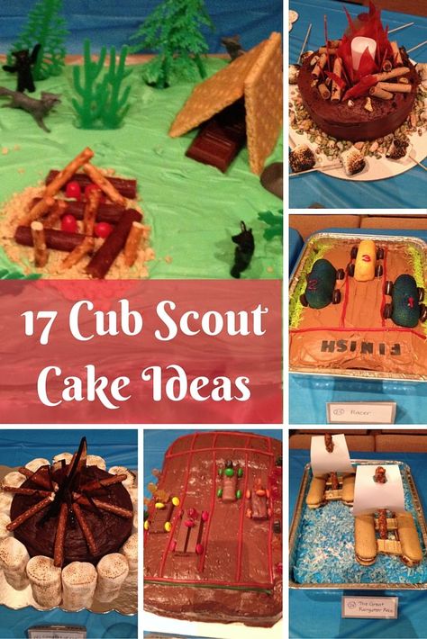 Last week we went to our son’s Cub Scouts Blue & Gold Celebration. Each Scout was asked to bake and decorate a cake related to Cub Scouts in some way. I was super impressed with some of the cakes! So if you need ideas for the Blue & Gold Banquet, Cub Scouts Crossover Ceremony, Arrow...Read More » Scout Cake Ideas, Arrow Of Light Ceremony, Boy Scout Cake, Cub Scout Cake, Boy Scout Activities, Cub Scouts Wolf, Cub Scouts Bear, Tiger Scouts, Cub Scouts Tiger