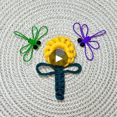 Macrame Sunflower DIY | design, video recording, Helianthus, tutorial | Macrame Sunflower DIY step by step tutorial #viral #reels #video #home #handmade #design | By DecorationFacebook Macrame Sunflower, Sunflower Diy, Diy Step, Reels Video, Diy Step By Step, Viral Reels, Home Handmade, Design Video, Video Recording