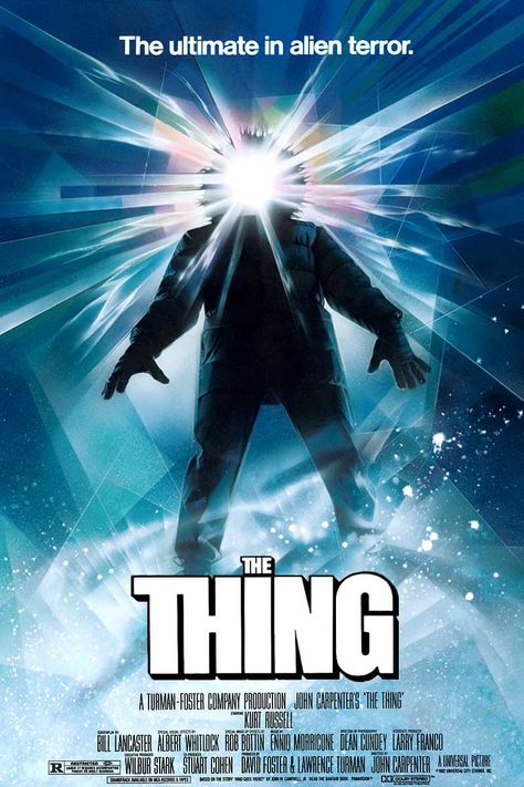 The Thing Movie Poster, The Thing 1982, Vintage Films, 80s Movie Posters, Iconic Poster, Horror Movie Icons, Best Movie Posters, Septième Art, Classic Movie Posters