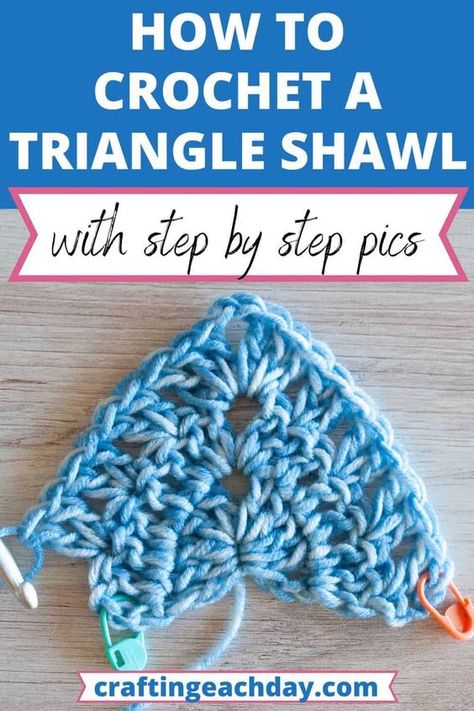 Mandalas, Ponchos, How To Crochet A Triangle Shawl, Easy Crochet Triangle Shawl For Beginners, Easy Crochet Shawls For Beginners, Lion Brand Mandala Ombre Yarn Crochet Patterns Free, Triangle Crochet Scarf Pattern Free, Crocheted Triangle Shawls, Worsted Weight Crochet Shawl Pattern Free