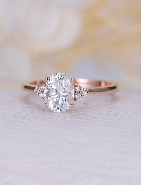 Moissanite Opal Engagement Ring, Moissanite Rose Gold Ring, Portuguese Engagement Ring, Rose Gold Engagement Ring Brilliant Earth, Black Diamond Engagement Ring White Gold, Rose Gold Engagement Ring Moissanite, Engagment Ring Unique, Rose Gold And Silver Engagement Ring, Minimalist Engagement Ring Vintage