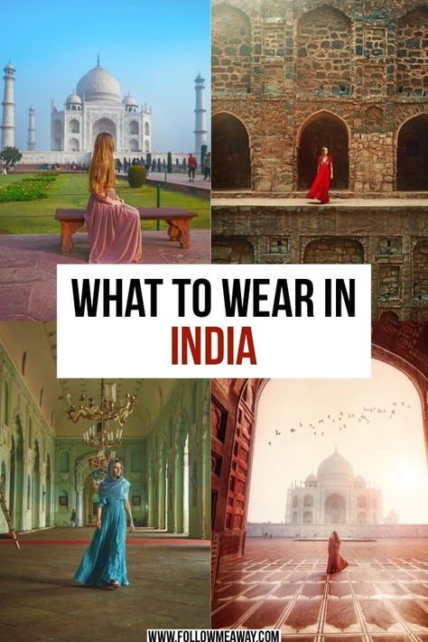 What To Wear In India, India Packing List, India Vacation, India Travel Places, India Travel Guide, India Clothes, Couple Travel, Quoi Porter, Travel Clothes Women