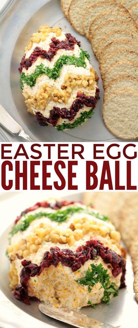 Classic Cheeseball, Easter Dinner Party, Easter Appetizer, Easter Food Appetizers, Easter Appetizers, Easter Snacks, Easter Menu, Easter Breakfast, Egg Cheese