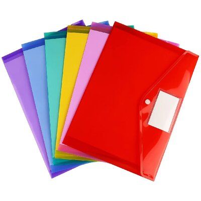 Product material: high quality PVC plastic | Inbox Zero Aurya File Organizer Plastic, Size 9.25 H x 13.25 W x 2.0 D in | Wayfair Work Office Organization, Christmas Ornament Coloring Page, Home Work Office, Office Organization At Work, Plastic Folders, Desk Organizer Set, Document Folder, File Organiser, Plastic Envelopes