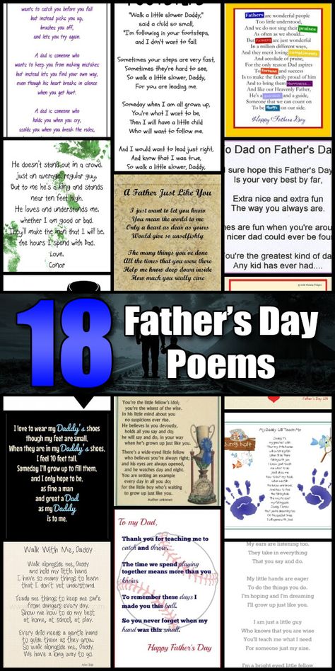 Learn about the origin and history of 18 Heartwarming Father's Day Poems, or browse through a wide array of 18 Heartwarming Father's Day Poems-themed crafts, decorations, recipes and more! Balayage, Father’s Day Kid Poem, Father Day Poems From Kids, Poem Father’s Day, Poems For Father’s Day, Father’s Day Poems Short, Father’s Day Sayings, Fathers Day Poems Preschool, Father’s Day Poem