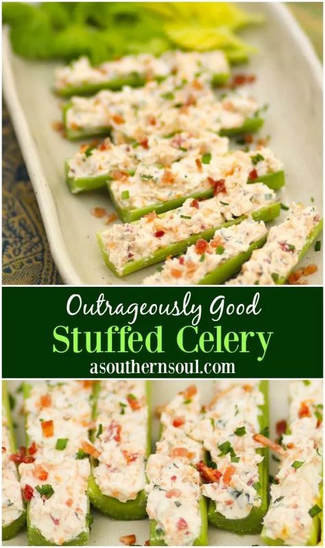 Vegetable Snack Ideas, Lunch Veggies, Veggies Sides, Stuffed Celery, Veggie Appetizers, Celery Recipes, Cream Cheese Appetizer, Celery Sticks, Resep Salad