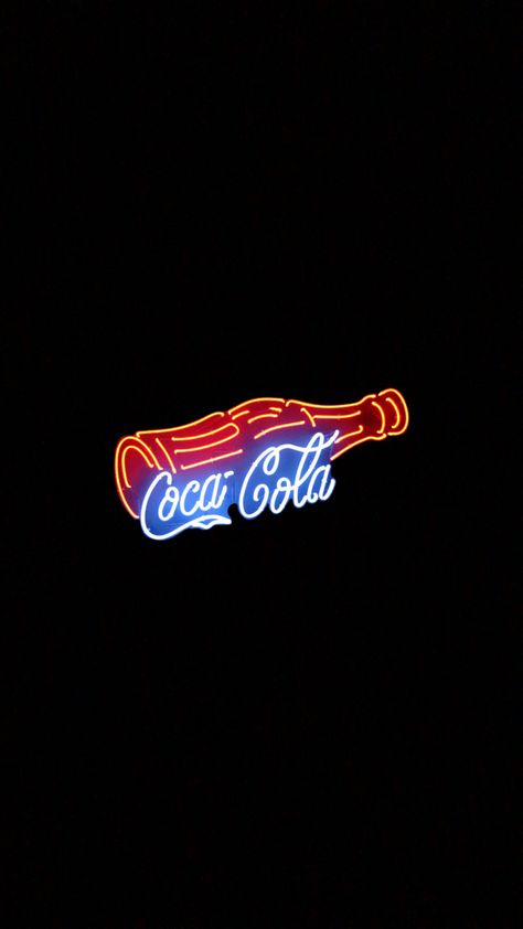 Follow me on instagram @mihaelazm❤️ #aesthetic #aestheticedits #wallpaper #cocacola #neon #neonlights Coca Cola Wallpaper, Coca Cola Poster, Neon Logo, Edgy Wallpaper, Art Wallpaper Iphone, New Wallpaper, Wallpaper Iphone Cute, Aesthetic Iphone Wallpaper, Follow Me On Instagram