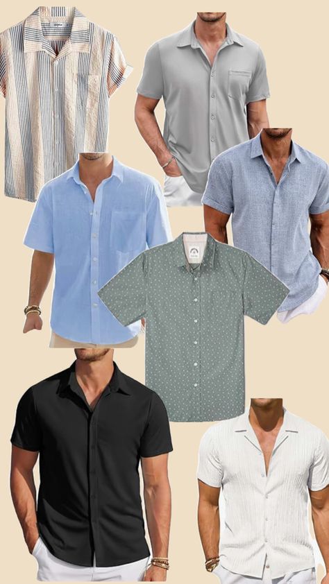 Wedding guest outfit inspiration men’s summer light colored shirts summer colors wedding guest Amazon in budget cheap Man Wedding Guest Outfit, Summer Colors Wedding, Wedding Guest Inspiration, Wedding Guest Outfit Men, Male Wedding Guest Outfit, Wedding Guest Outfit Inspiration, Summer Wedding Guest, Colors Wedding, Summer Wedding Guests