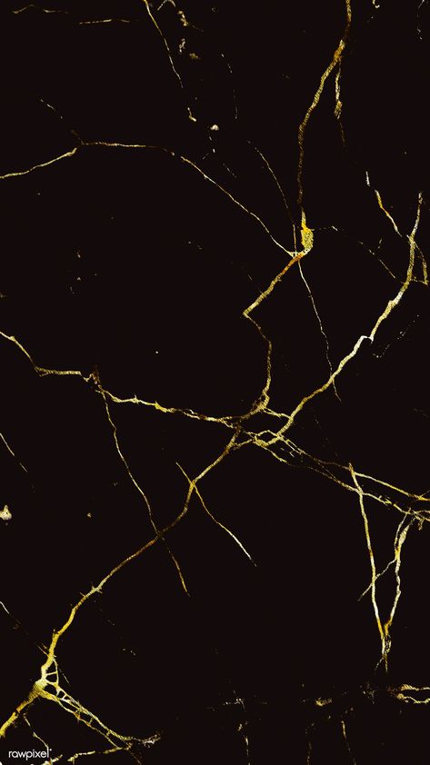 Black marble with gold lines textured mobile phone wallpaper | premium image by rawpixel.com Marble Texture Seamless, Gold And Black Wallpaper, Gray Texture Background, Black Marble Background, Gold Marble Wallpaper, Black Gold Marble, Marble With Gold, Black And Gold Aesthetic, Black Texture Background