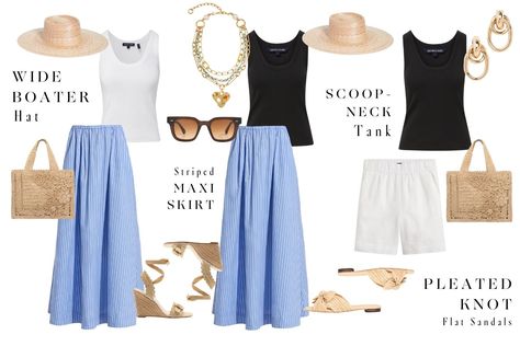 The Best Summer Capsule Wardrobe of 2024 - J. Cathell Japan Travel Capsule Wardrobe, Summer 2024 Capsule Wardrobe, Summer Capsule Wardrobe 2024, Beach Capsule Wardrobe, Couple Chic, Beach Vacation Wardrobe, Italy Cruise, Essentials Wardrobe, J Cathell