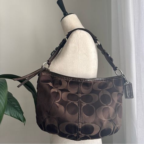 Too Small For Me, Never Worn. Vintage Coach Purse, Coach Soho Bag, Coach Hobo Bag, Thrift Inspo, Coach Hobo, Big Handbags, Outfit Inspired, Bags Coach, Brown Purse