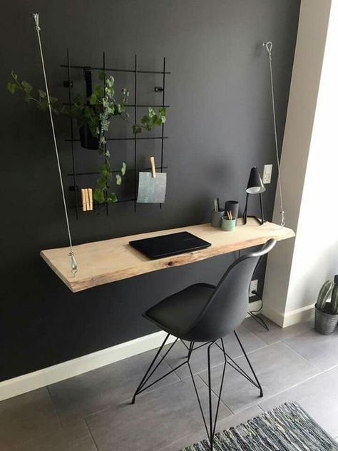 Diy Computer Desk, Interior Kantor, Diy Dekor, Milano Italy, غرفة ملابس, Travel Hotel, Small Home Office, Paris London, Hus Inspiration