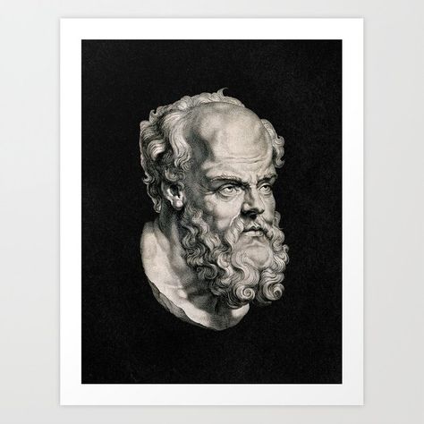 Buy Socrates, 1638 Art Print by classicalart. Worldwide shipping available at Society6.com. Just one of millions of high quality products available. Croquis, Nature, Socrates Aesthetic, Philosophy Aesthetic Art, Socrates Art, Alberto Giacometti, Dr House, Skull Wallpaper, Quotes Design