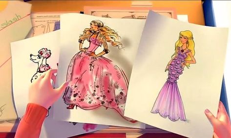 #barbie old barbie movies barbie movies barbie aesthetic Croquis, Fashion Fairytale Barbie, Old Barbie Movies, Barbie Fashion Fairytale, Barbie Old, Barbie Movies Aesthetic, Barbie A Fashion Fairytale, Old Barbie, House Barbie