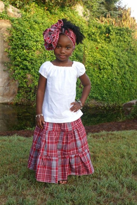 Jamaican Bandana Outfit, Traditional Jamaican Skirt, Heroes Day, Peasant Blouse, International Day D Jamaican Dress, Jamaican Clothing, Bandana Skirt, Outfit Traditional, Jamaican Girls, Jamaica Outfits, Bandana Outfit, Bandana Dress, Jamaican Culture