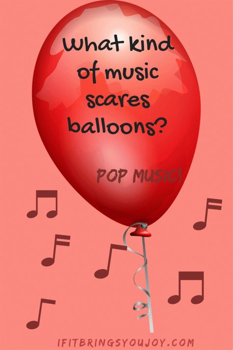 Funny kids balloon joke that is part of a collection of hilarious jokes for kids. Kids AND adults will be laughing at these short, funny jokes! #jokes #kids Jokes Kids, Short Funny Jokes, One Liner Jokes, Lunchbox Jokes, Cheesy Jokes, Clean Funny Jokes, New Funny Jokes, Hilarious Jokes, Short Jokes