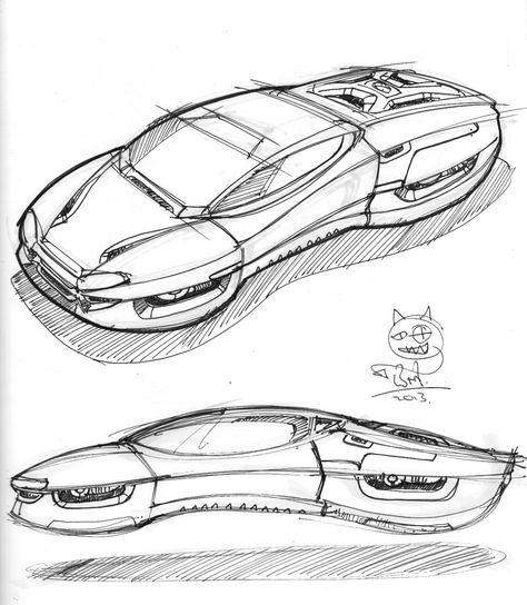 Hover Car Weekend doodle-19102013 Flying Car Drawing, Cars Drawing Easy, Vehicles Sketch, Futuristic Drawing, Weekend Doodle, Car Doodle, Car Futuristic, Hover Car, Drawing Cars