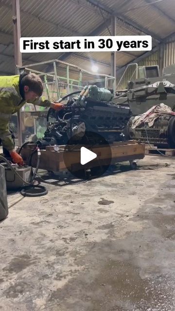 Jerry on Instagram: "First start in 30 years.... I'm pretty sure it's from a British tank . . . . . . . . . . . MUSCLE CARS #musclecar #mustang #americanmuscle  #camaro #musclecars #cars #ford #dodge #carsofinstagram #mopar #chevy  #chevrolet #carporn #car #classiccar #fordmustang #hemi #moparornocar #mustanggt #classiccars #srt #Ford #Pontiac #hotrod #challenger #charger #musclecars #mustangfanclub #DodgeChallenger" Lifted Chevy, Chevy Nova, 1970 Trans Am, Dodge Challenger Gt, 70s Muscle Cars, Tiny Cars, Dodge Magnum, Chevy Chevrolet, Hot Rod Trucks