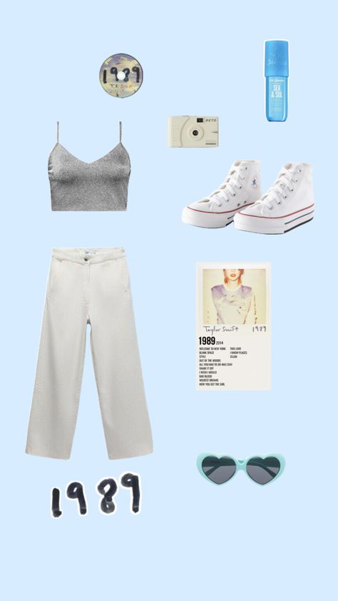 1989 inspired outfit! 🏙️🗽🪩 Taylor Swift, Swift, Inspired Outfits, Outfit Shuffles, Taylor Swift Tour Outfits, Swift Tour, Taylor Swift Outfits, Taylor Swift 1989, Inspired Outfit