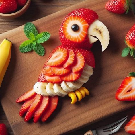 Animals As Food, Buttery Popcorn, Food Ideas For Kids, Make Sushi, Kreative Snacks, Fruit Platter Designs, Decorações Com Comidas, Amazing Food Decoration, Food Art For Kids