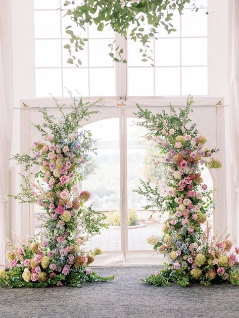 Arches Wedding, Bougainvillea Wedding, Wedding Arches Outdoors, Floral Arch Wedding, Designer Working, Wedding Arches, Wedding Arch Flowers, Reception Tables, Arch Flowers