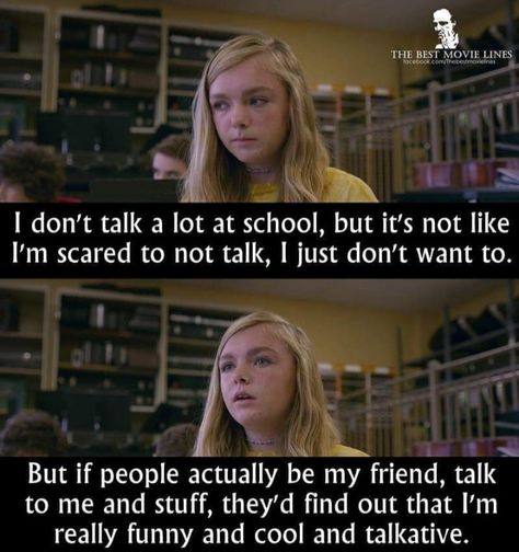 Eight Grade Movie, Eighth Grade Movie, Best Movie Lines, Talk A Lot, Eighth Grade, Movie Lines, Film Quotes, Im Scared, Talk To Me