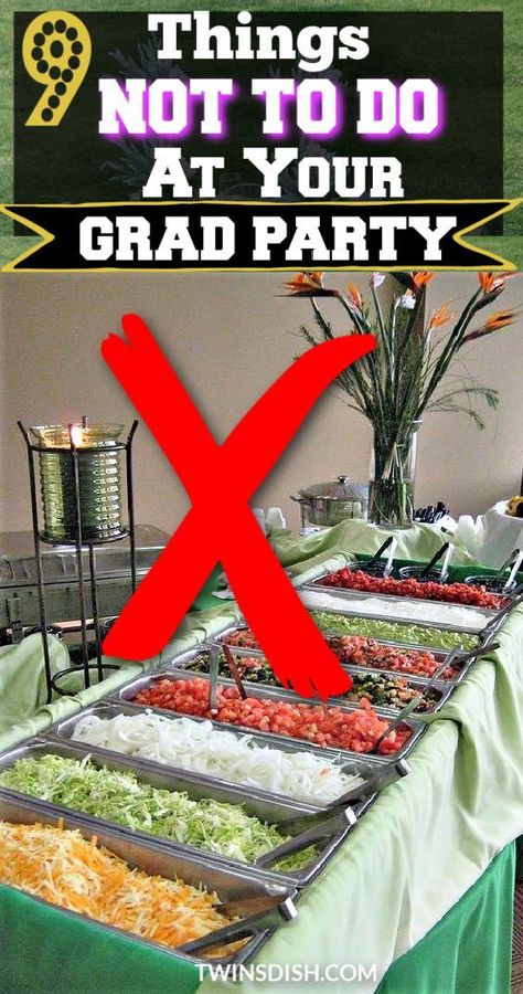 How To Throw A Graduation Party, High School Senior Graduation Party, Graduation 2024 Party Ideas, Girl Grad Party Ideas, Best Graduation Party Food Ideas, Project Graduation Ideas, Graduation And Birthday Party Together, How To Plan A Graduation Party, Grad Party Candy Bar Ideas