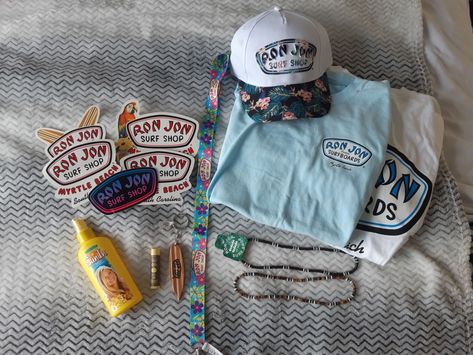 Ron Jon Outfit, Ron Jon Surf Shop Aesthetic, Coastal Fits, Surf Shop Aesthetic, Ron Johns Surf Shop, Types Of Clothing Styles, Shark Watches, Beach Bag Essentials, Summer Hacks