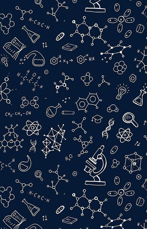 Science / Chemistry Doodle Chemistry Asthetic Picture, General Chemistry Design, Molecular Biology And Genetics Wallpaper, Aesthetic Science Pictures, Life Science Wallpaper, Chemistry Wallpaper Aesthetic, Lab Aesthetic Science, Chemistry Aesthetic Wallpaper, Chemistry Aesthetic Art