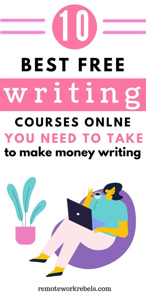 Free Content Writing Course, Writing Classes Online, Free Computer Courses Online With Certificate, Free Grant Writing Courses, Learn Content Writing, Free Online Computer Classes, Free Training Courses, Best Courses To Take, Free Blogging Course