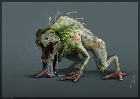 Mutant, Kirill Khrol on ArtStation at https://www.artstation.com/artwork/E19E2 Digital Art Portfolio, Swamp Creature, Arte Robot, Dnd Monsters, Fantasy Beasts, Monster Concept Art, Creature Drawings, Alien Creatures, Manama