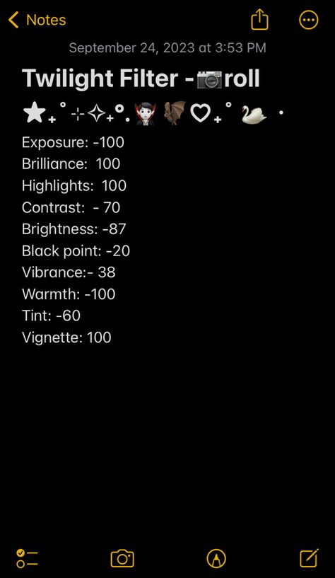 2000s Camera Aesthetic Filter, Twilight Without Blue Filter, Thirteen Filter Tutorial, Dark Camera Roll Filter, Blue Light Filter, Twilight Vsco Filter, Photo Edit Tips, Twilight Camera Filter, Twilight Filter Pfp