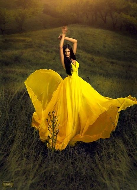 yellow dress | Magic Theme | Flickr Clematis, English Roses, Dress Queen, Yellow Photography, Aston Martin Vanquish, Pagani Zonda, Photoshoot Dress, Belleza Natural, Elle Decor
