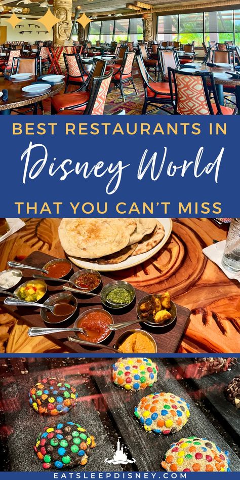 Complete Guide to the Best Disney World Restaurants - So you’re planning your next Disney trip, and you want to make sure you’ll be dining at the best Disney World restaurants. Hopefully, you’re reading this more than 60 days in advance of your trip – which is when dining reservations open up – so you can secure a table at some of Disney’s most hard-to-book restaurants. Disney Restaurants 2023, Best Food In Magic Kingdom, Places To Eat At Disney World, Best Food In Disney World, Best Places To Eat In Disney World, Best Restaurants At Disney World, Best Food At Magic Kingdom, Best Disney Character Dining, Best Character Dining At Disney World