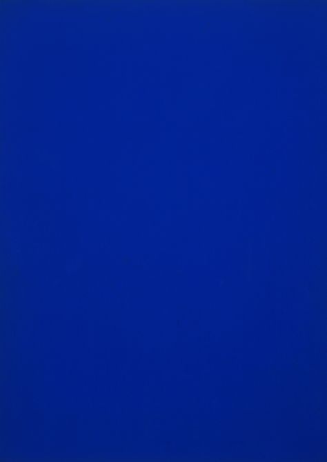 Yves Klein. Blue Monochrome. 1961 | MoMA Iphone 5c Wallpaper, International Klein Blue, Red Gradient Background, Wallpaper Islami, Marine Upholstery, Paint Filter, Eggshell Blue, Wallpaper Hp, Yves Klein