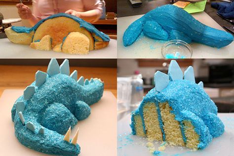 Dinosaur Cake Tutorial, Dino Cakes, Festa Jurassic Park, Dragon Cakes, Dino Cake, Decoration Patisserie, Dinosaur Birthday Cakes, Dinosaur Cake, Dino Birthday