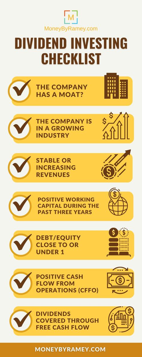 Beginning in my early days of the dividend investing journey, I created tools that would help me identify ripe stocks for investment. One of the first tools that I made was the MoneyByRamey Dividend Investing checklist. Click the infographic to learn more. #ideas #finance #dividends #investing #financialfreedom #financialplanning #money #moneymanagement #tips #howto #financial #wisdom #stocks Trading Knowledge, Fire Superpower, Planning Content, Investing Infographic, Forex Investment, Financial Wisdom, Money Inspiration, Financial Motivation, Managing Money