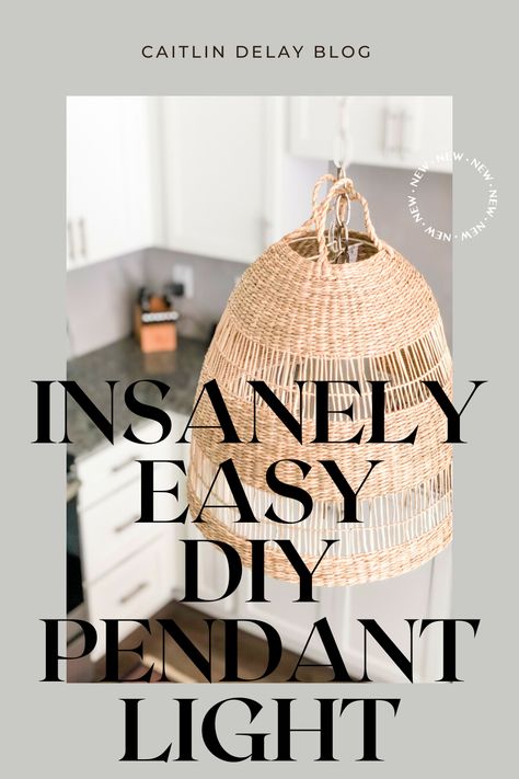 Take your pendant lighting from "blah" to "WOW" in 3 easy steps with this insanely easy ikea basket hack. What are you waiting for?! Click here! #pendantlightsoverkitchenisland #pendantlights #pendantlighting https://caitlindelayblog.com/easy-and-affordable-pendant-light-fixture-makeover-in-5-min/ Ikea Living Room Lighting, Baskets On Ceiling, Fake Pendant Lighting, Ikea Basket Light, Diy Hanging Pendant Light Shade, Ikea Torared Pendant, Basket Pendant Light Diy, Torared Lamp Ikea Hack, Faux Pendant Light Diy