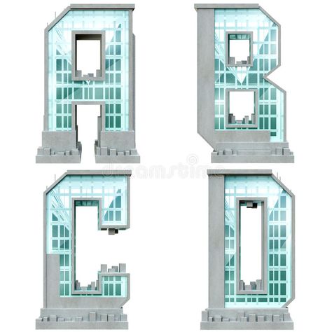 Alphabet in the form of urban buildings. Letter u, v, w, x #Sponsored , #SPONSORED, #PAID, #form, #buildings, #urban, #Alphabet Urban Buildings, R Letter, A B C D, Letter A, A B C, Stock Illustration, Multi Story Building, Alphabet, Custom Made