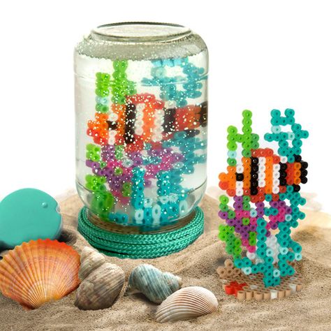 Projects - Perler.com Vampire Moon, Turkey Place Cards, Easy Perler Beads Ideas, Easter Egg Ornaments, Shelf Desk, Bee Wall, Water Globes, Holiday Toys, Gnome Gift