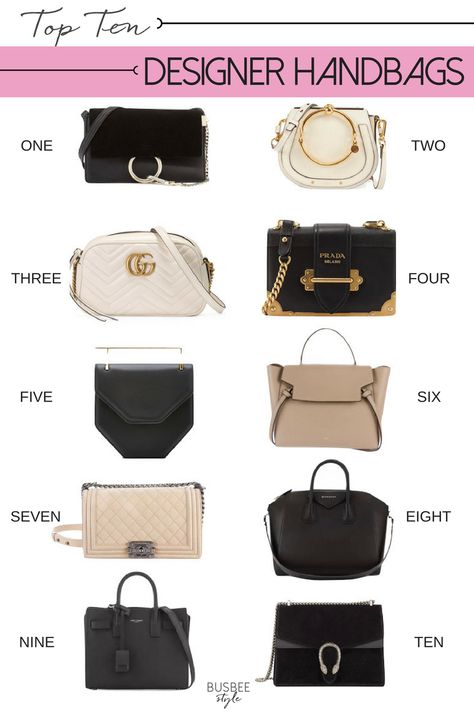 Top 10 Most Coveted Designer Handbags (And Dupes for Less!) Burberry Handbags, Top Designer Handbags, Busbee Style, High End Handbags, Fall Purse, Cheap Purses, Fall Handbags, Popular Handbags, Trending Handbag