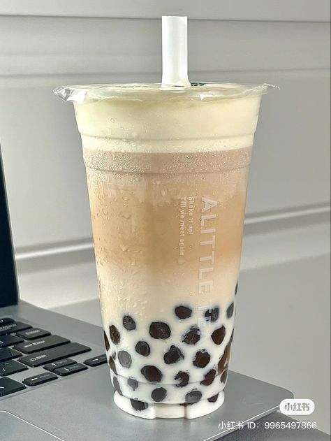 Bubble Tea Recipe, Recipe Aesthetic, Bubble Tea Boba, Bebidas Do Starbucks, Boba Drink, Bubble Milk Tea, Yummy Comfort Food, Cute Snacks, Milk Shakes