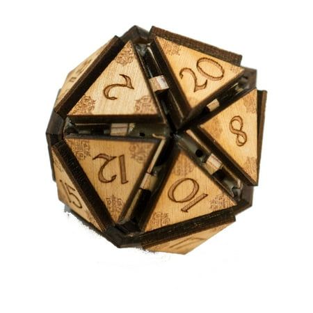 20 Sided Dice - Art Kit - RAW Wood 1.5"x1.5". Enjoy the fun of building your own die You build it Wood Glue needed Instructions included Dice Art, 20 Sided Dice, Wooden Dice, Diy Blocks, Math Manipulatives, Stacking Blocks, Craft Printing, Hip Flask, Raw Wood