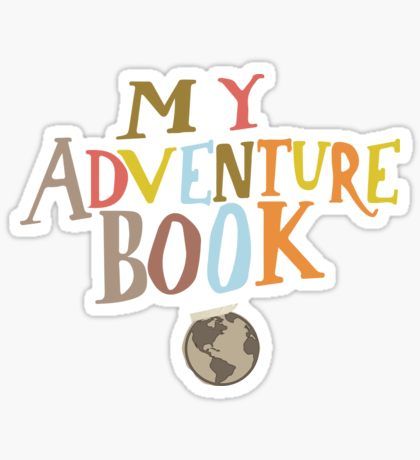 Up Carl Y Ellie, Carl Y Ellie, Our Adventure Book, Stickers Cool, Disney Sticker, Scrapbook Stickers Printable, Adventure Book, Stickers For Sale, Reading Journal