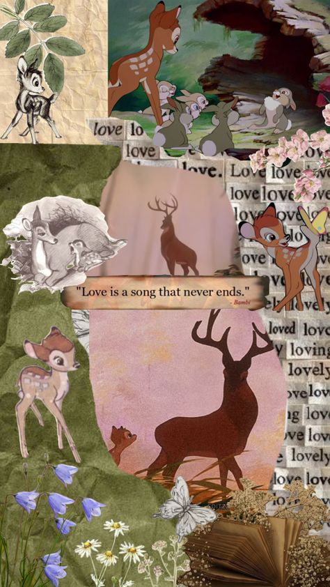 #bambimovie #nature #disneymovie #disney #bambi Bambi Aesthetic Wallpaper, Bambi Wallpaper Aesthetic, Bambi Backgrounds, Bambi Wallpapers, Bambi Quotes, Kidcore Nostalgia, Bambi Aesthetic, Little Mermaid Wallpaper, September Wallpaper
