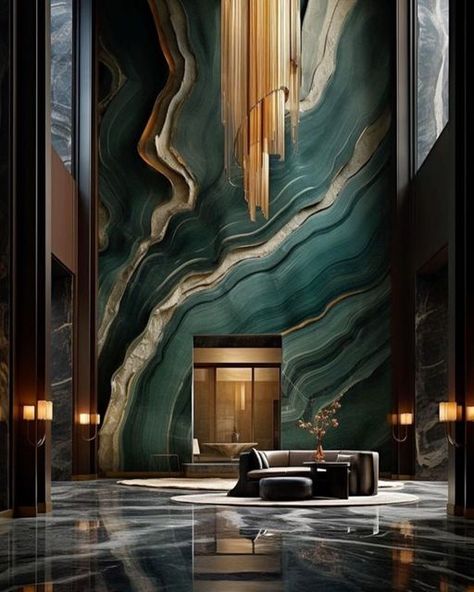 Luxury Natural Interior, Luxury Interior Design 2023, Luxury Showroom Interior Design, Luxury Art Deco Interior, Interior Architecture Photography, Luxurious Wall Design, Exterior Wall Decor Ideas, Luxury Wall Design, Luxury House Architecture