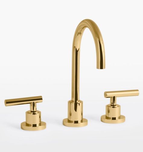 Tiburon Bath Collection | Rejuvenation Modern Craftsman, Interior Design Resources, Contract Design, Tarnish Remover, Burnished Brass, Widespread Bathroom Faucet, Car Wax, Cloth Pads, Bath Faucet