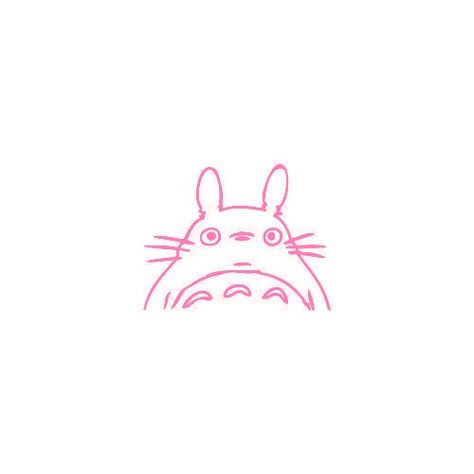 Totoro Icon, Pink Totoro, Future Phone, Icons Pink, Aesthetic Png, Soot Sprites, Icon Pink, Neighbor Totoro, Phone Icons